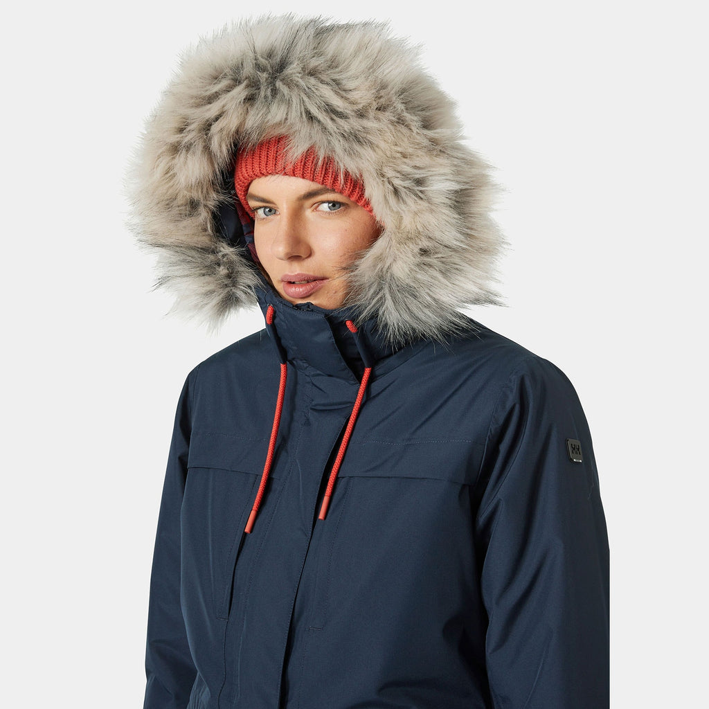 W COASTAL PARKA, NAVY, S