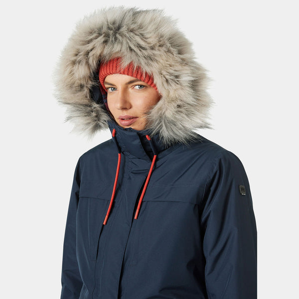 W COASTAL PARKA, NAVY, S