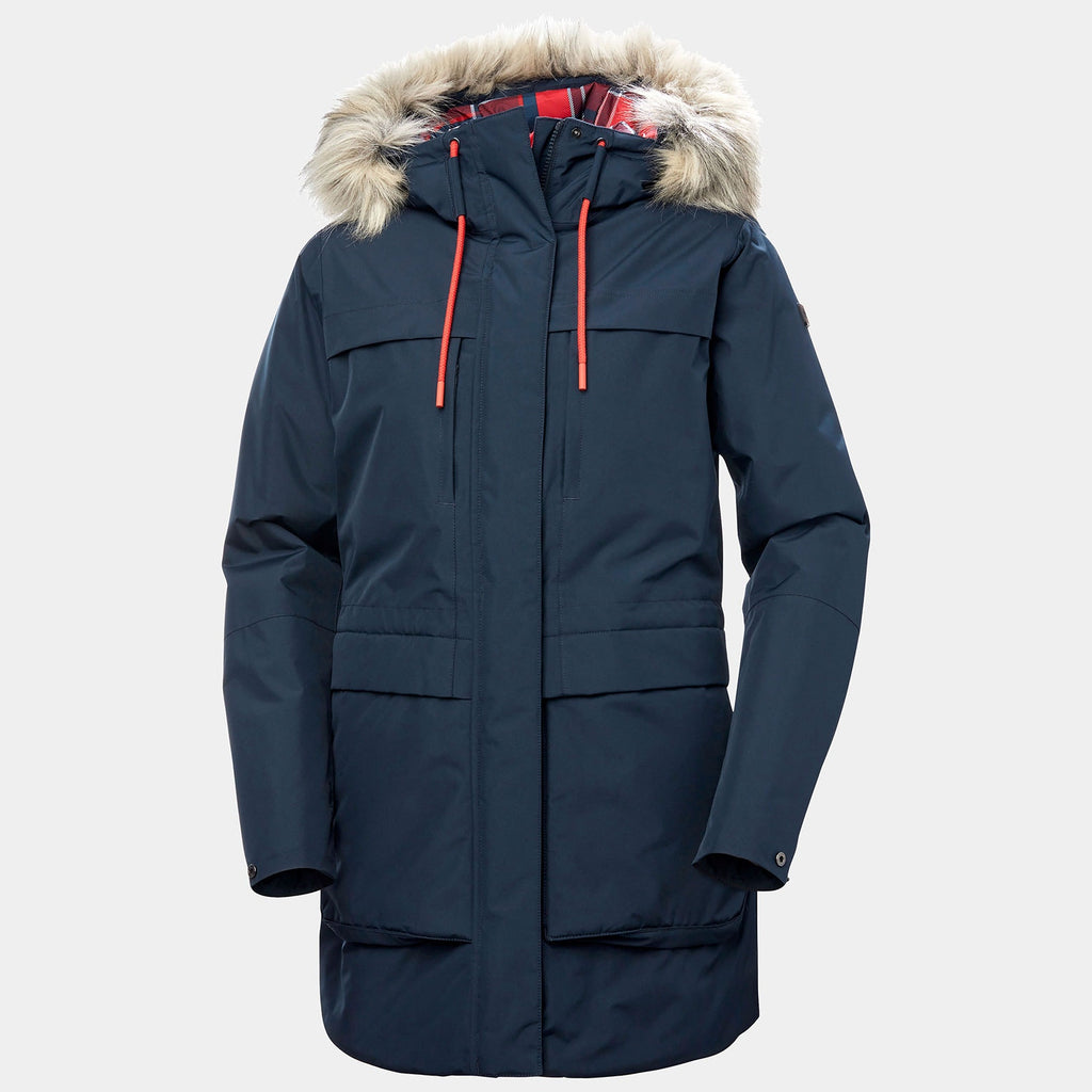 W COASTAL PARKA, NAVY, S