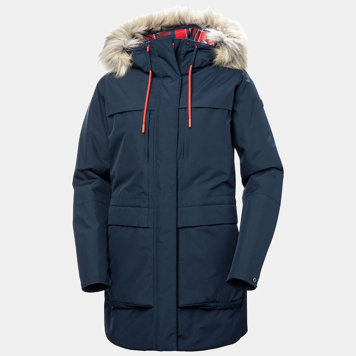 W COASTAL PARKA, NAVY, S
