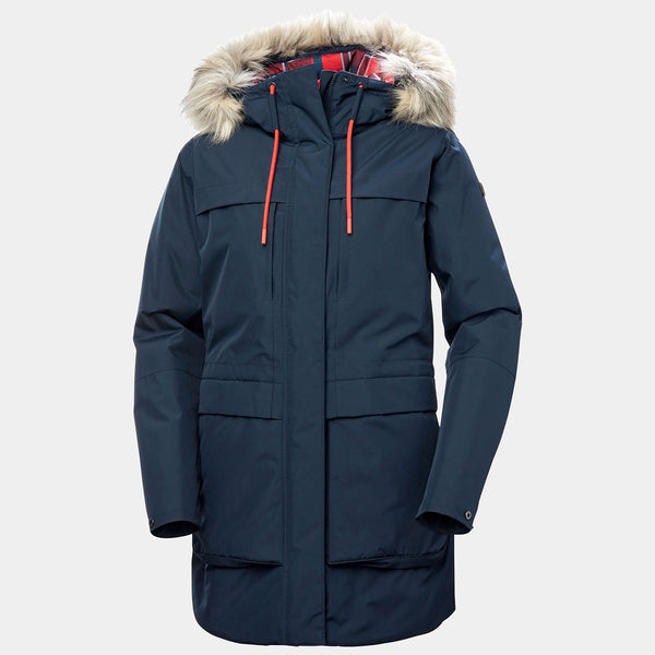 W COASTAL PARKA, NAVY, S