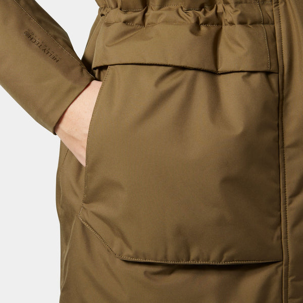 W COASTAL PARKA, SEPIA, XL