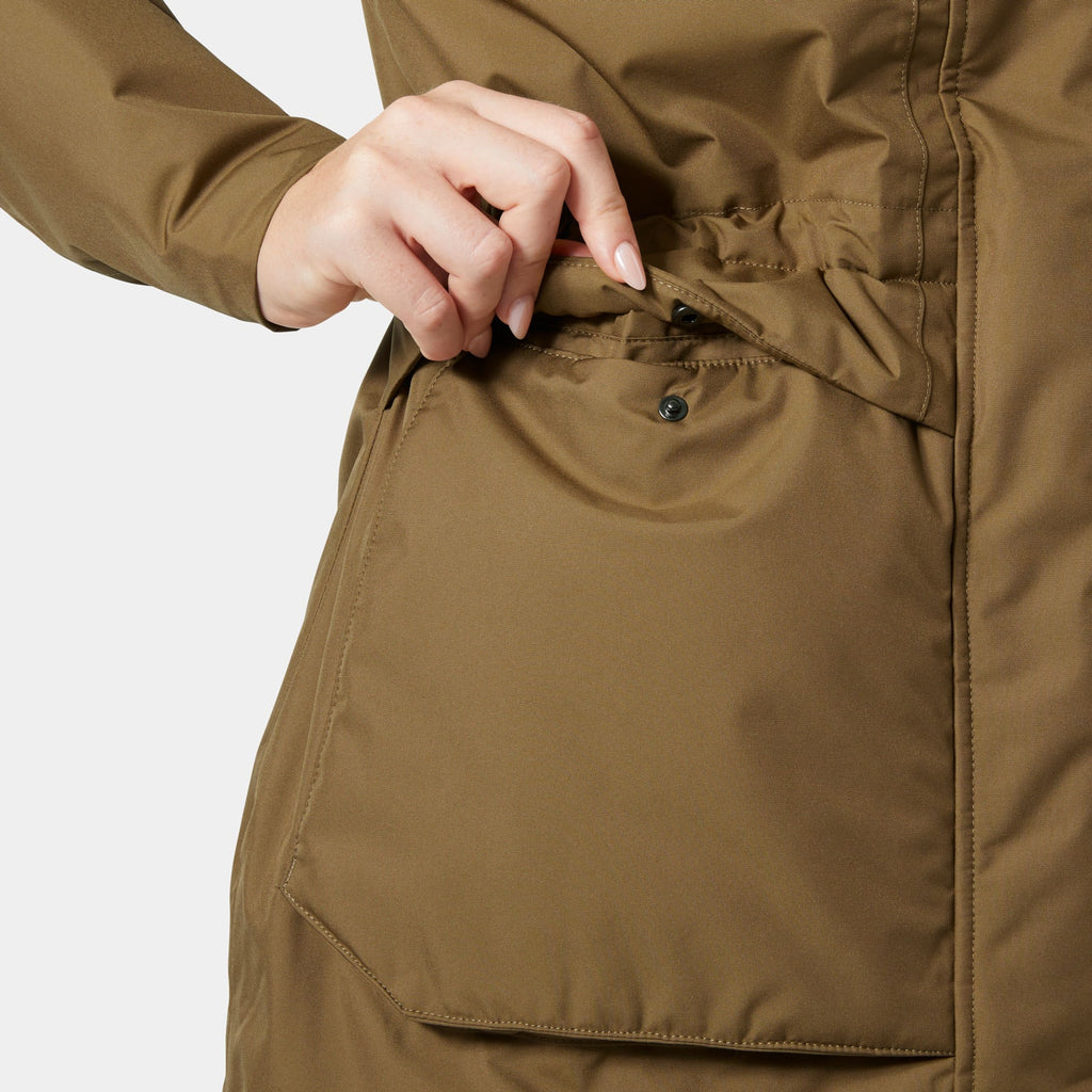 W COASTAL PARKA, SEPIA, XL