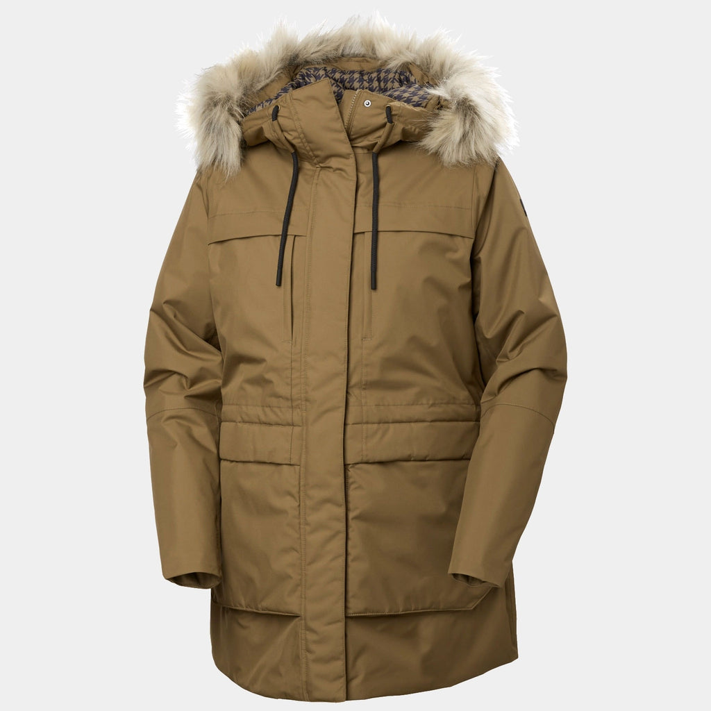 W COASTAL PARKA, SEPIA, XL