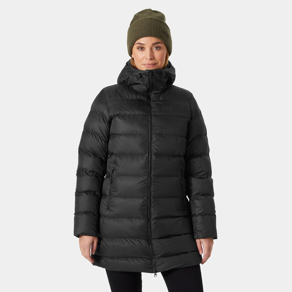 W ACTIVE PUFFY PARKA, BLACK, L Main image