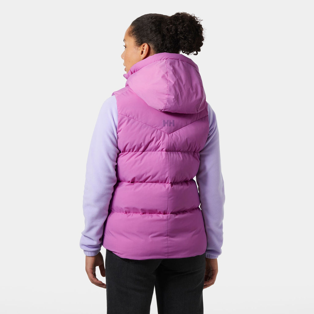 W ADORE PUFFY VEST, META PINK, L