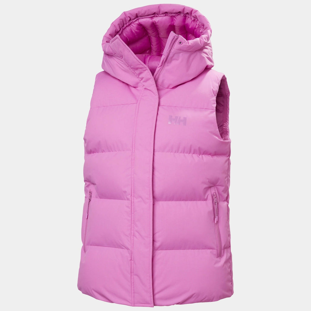 W ADORE PUFFY VEST, META PINK, L