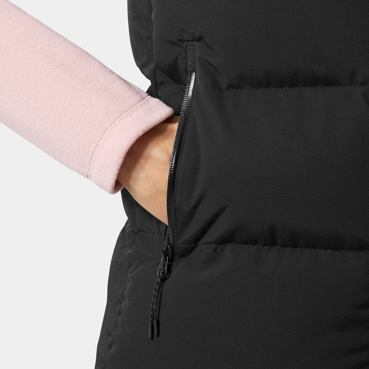 W ADORE PUFFY VEST, BLACK, L