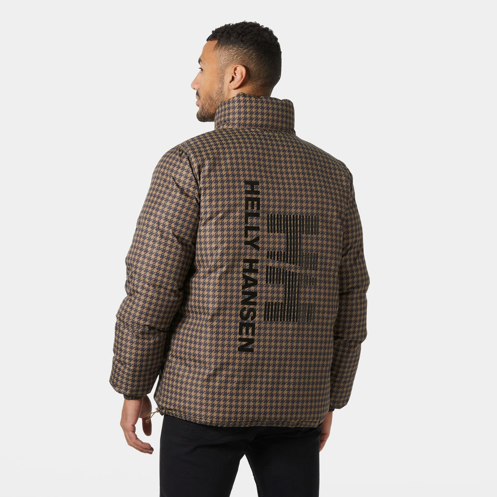 YU 23 REVERSIBLE PUFFER, SEPIA, XXL