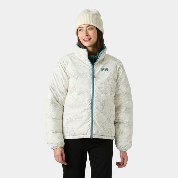 W YU 23 REVERSIBLE PUFFER, OPAL GREEN, L