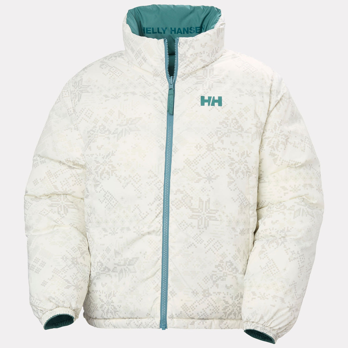 W YU 23 REVERSIBLE PUFFER, OPAL GREEN, L