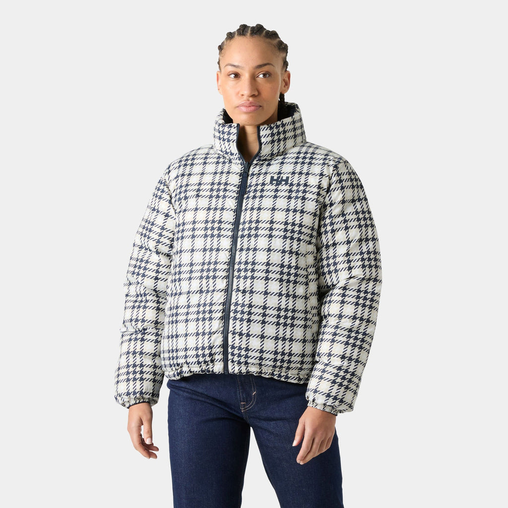 W YU 23 REVERSIBLE PUFFER, NAVY, L