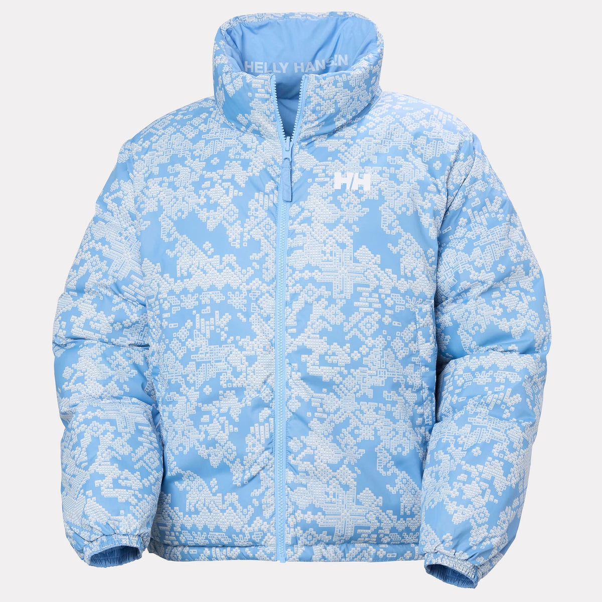 W YU 23 REVERSIBLE PUFFER, BRIGHT BLUE, L