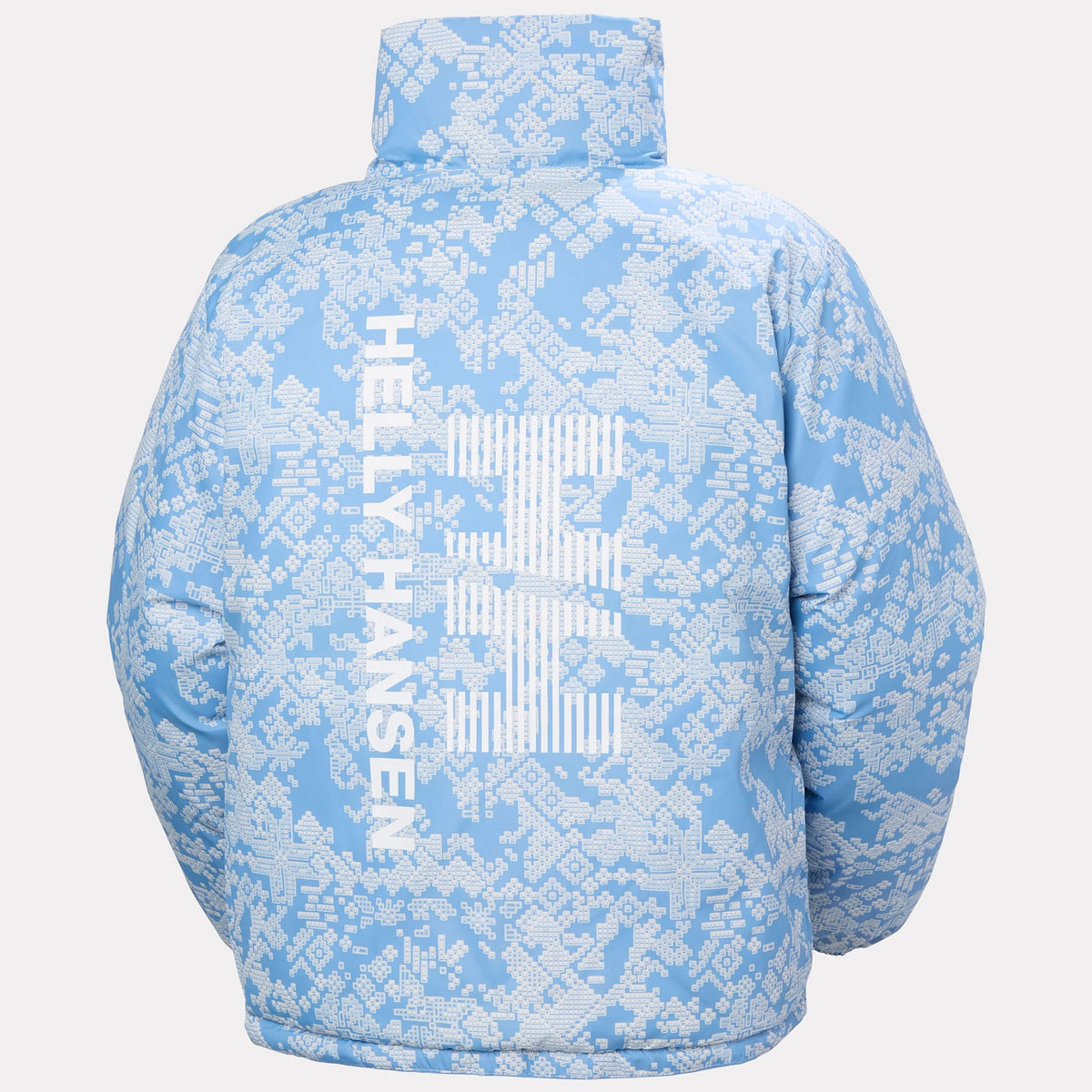 W YU 23 REVERSIBLE PUFFER, BRIGHT BLUE, L