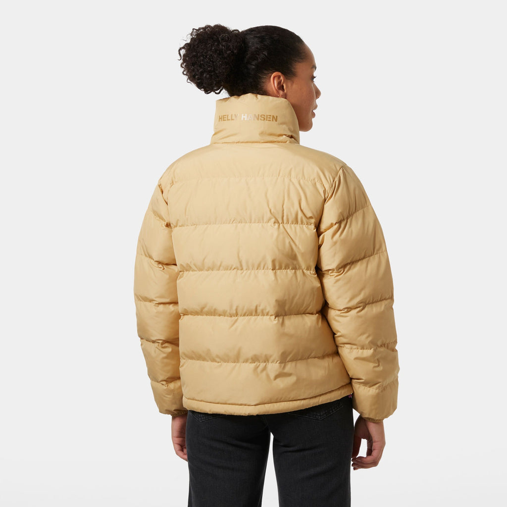 W YU 23 REVERSIBLE PUFFER, SANDSTORM, L