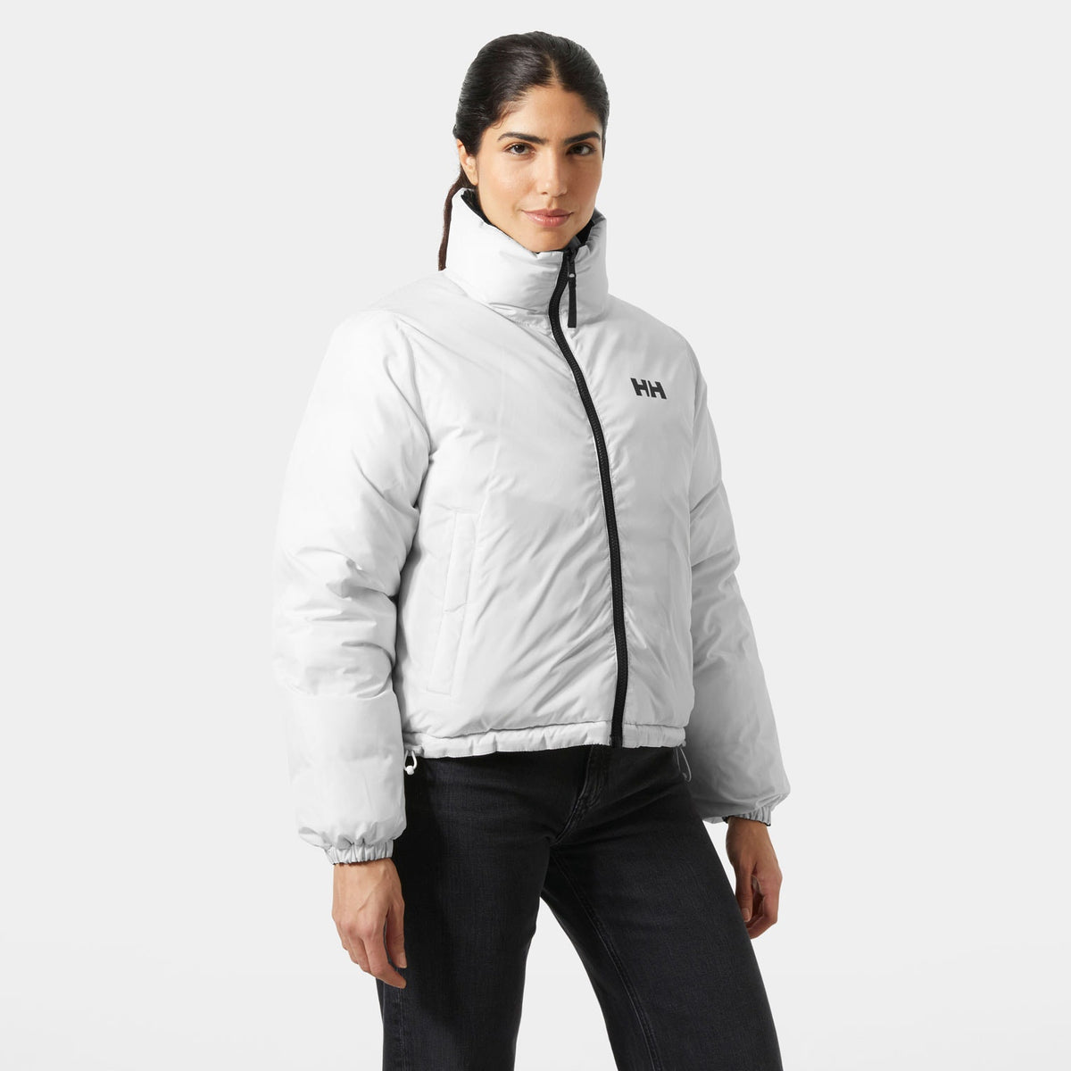 W YU 23 REVERSIBLE PUFFER, BLACK, L
