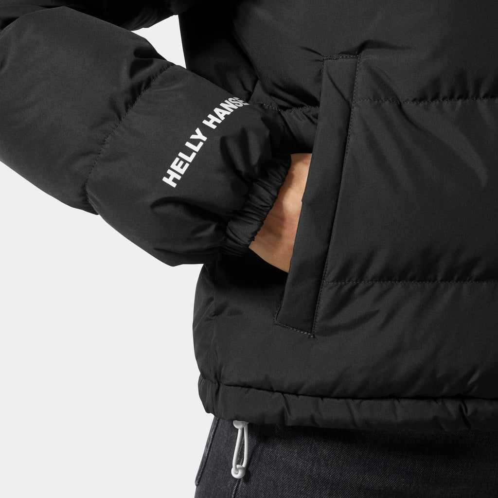 W YU 23 REVERSIBLE PUFFER, BLACK, L