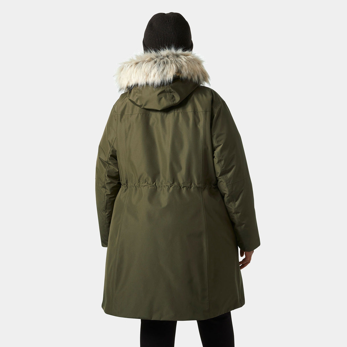 W SENJA PLUS PARKA, UTILITY GRE, 1X