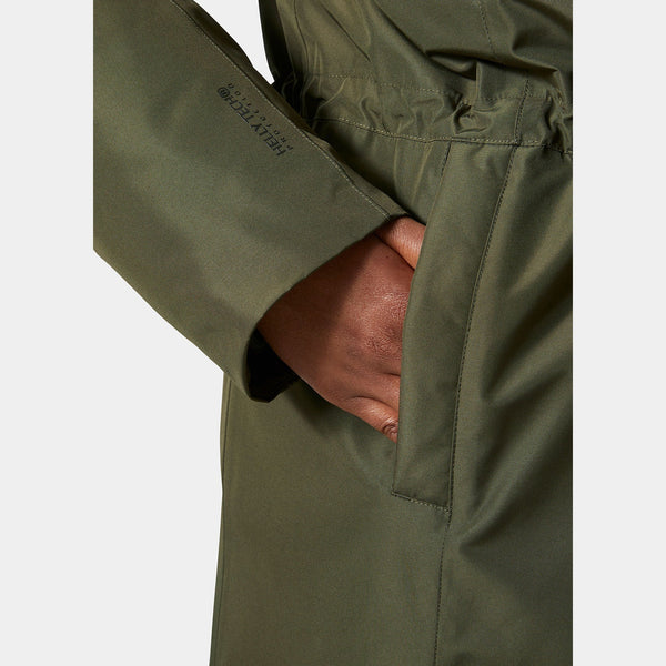 W SENJA PLUS PARKA, UTILITY GRE, 1X
