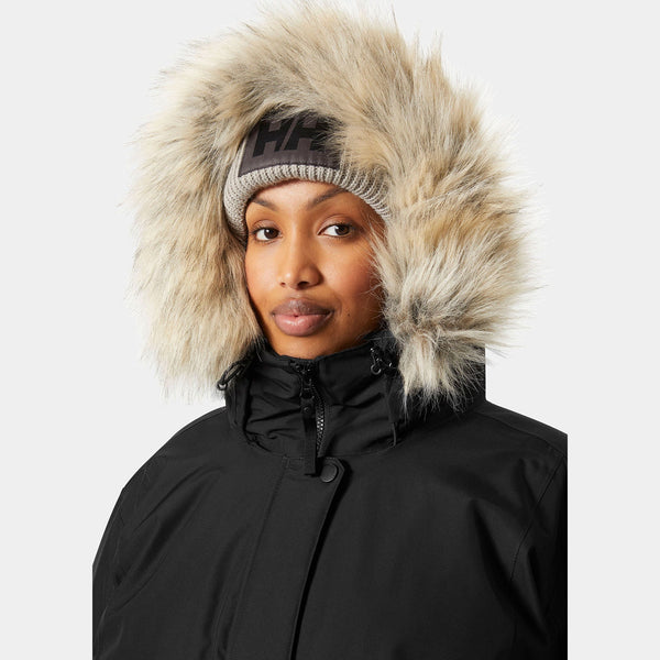 W SENJA PLUS PARKA, BLACK, 1X