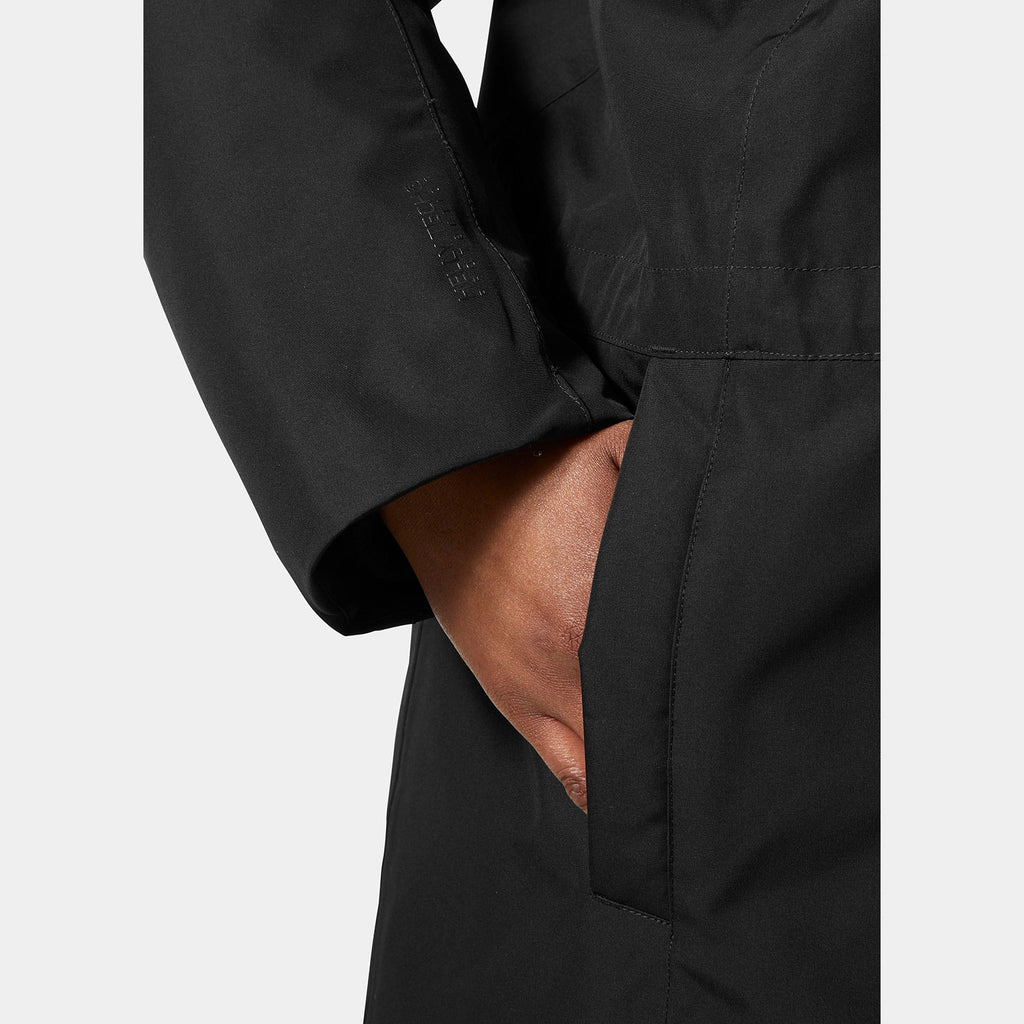 W SENJA PLUS PARKA, BLACK, 1X