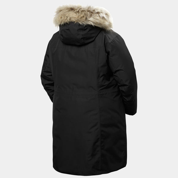 W SENJA PLUS PARKA, BLACK, 1X