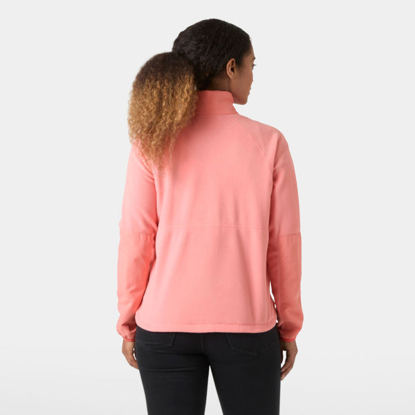 W RIG FLEECE JACKET, CORAL ALMON, L