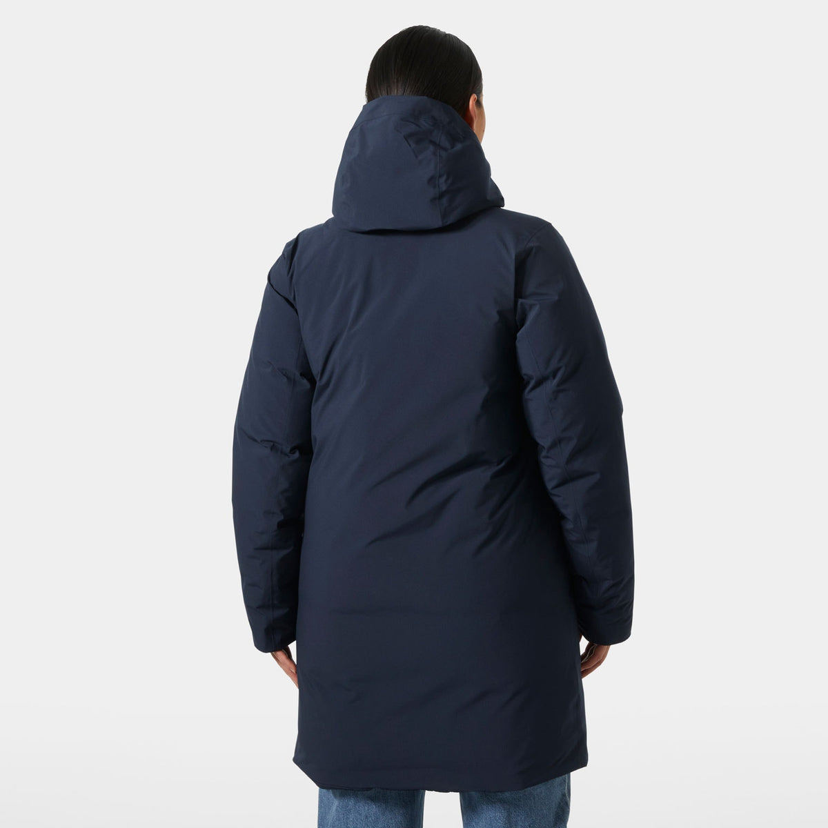 W URB PRO HT DOWN COAT, NAVY, L