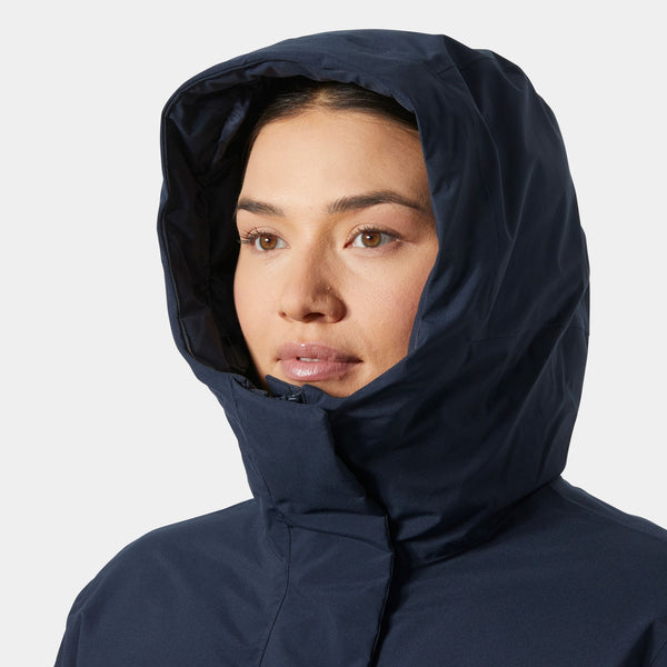 W URB PRO HT DOWN COAT, NAVY, L