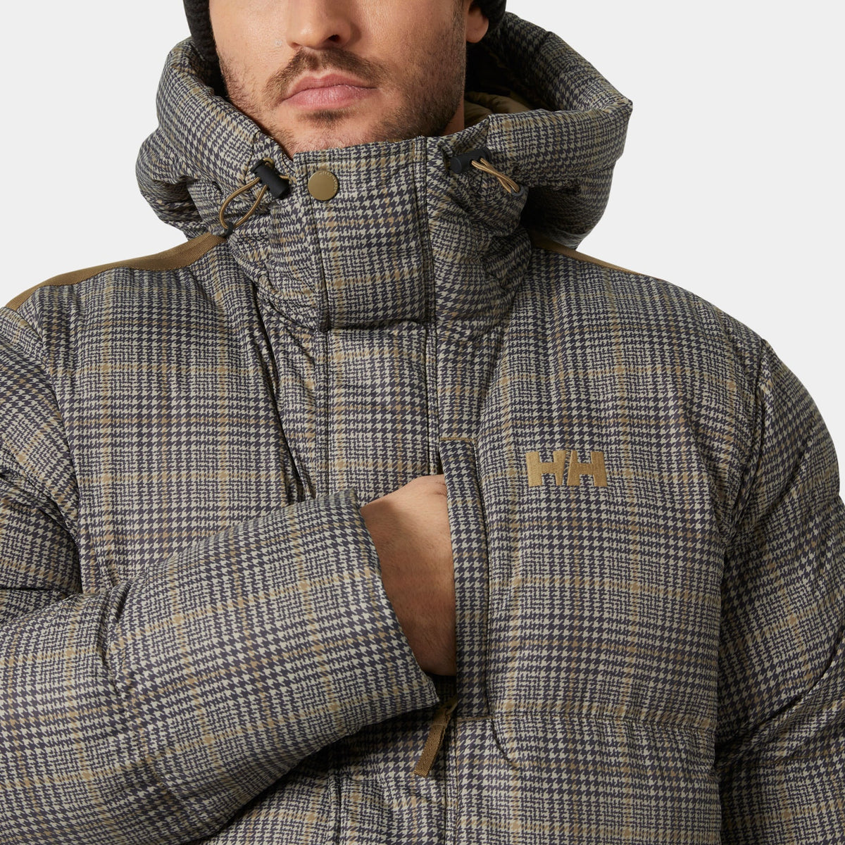 ALBY PUFFY PARKA, SEPIA, XXL