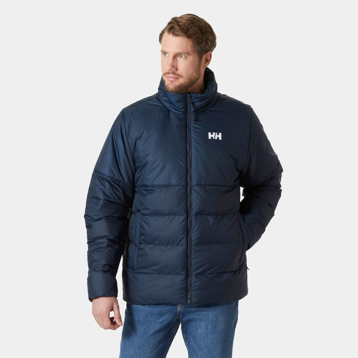 OSLO LIGHT PUFFY JACKET, NAVY, XXL Main image