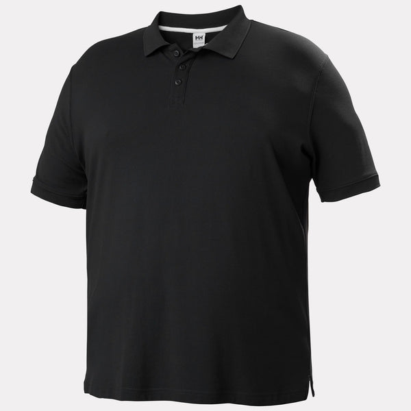 CREWLINE POLO, BLACK, XXL