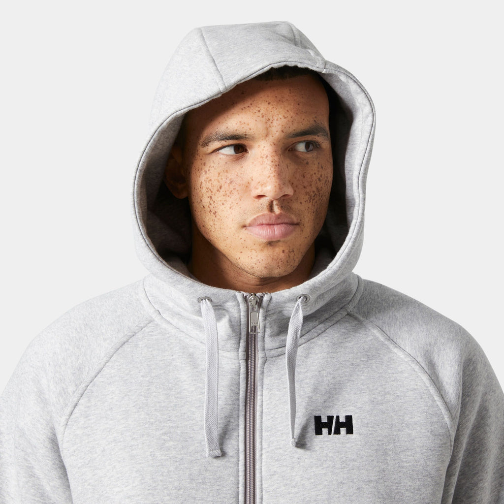 ELEVATE FZ HOODIE, GREY MELANG, XXL