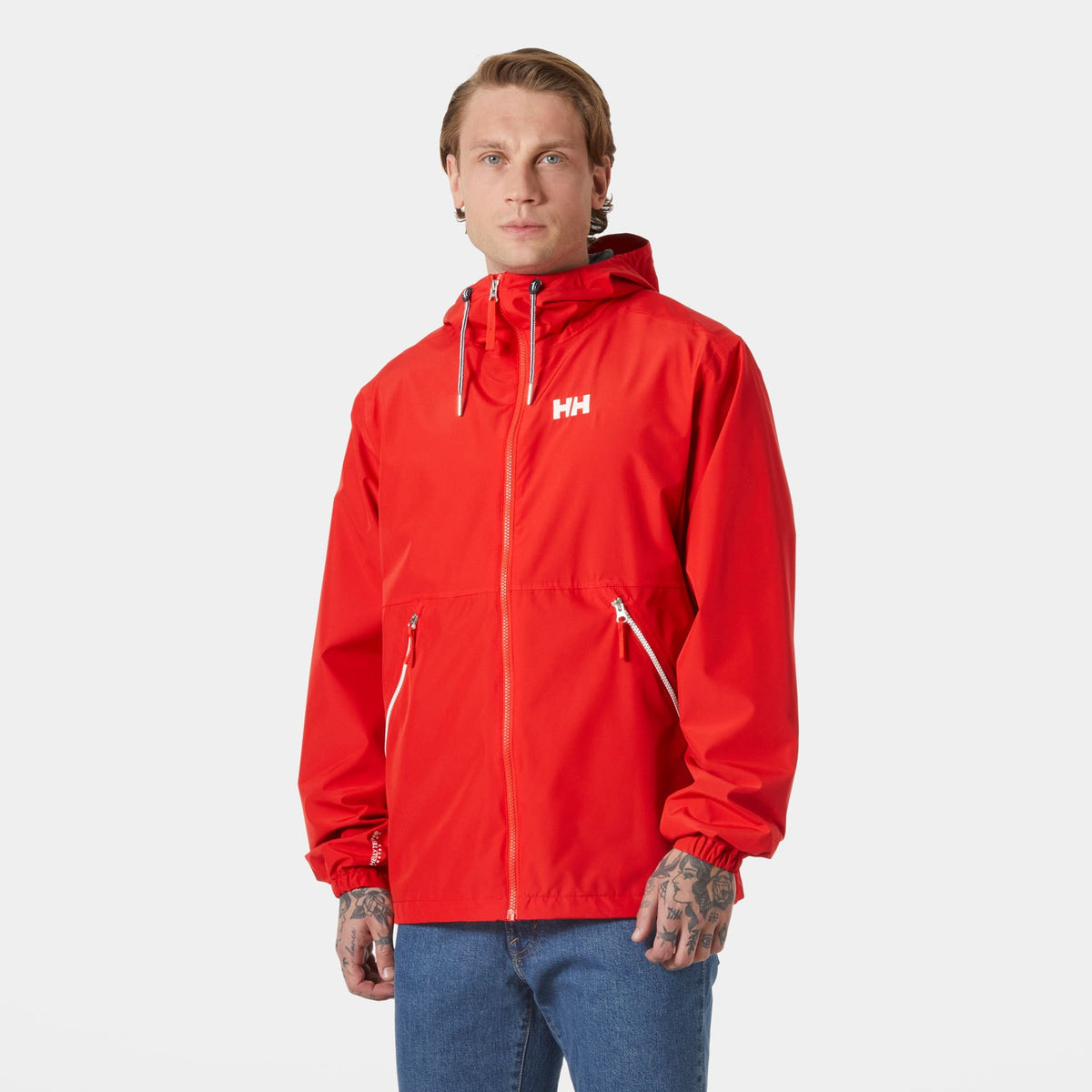 SANDOY RAIN JACKET, ALERT RED, XXL Main image