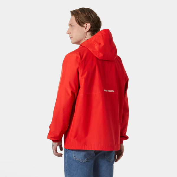 SANDOY RAIN JACKET, ALERT RED, XXL