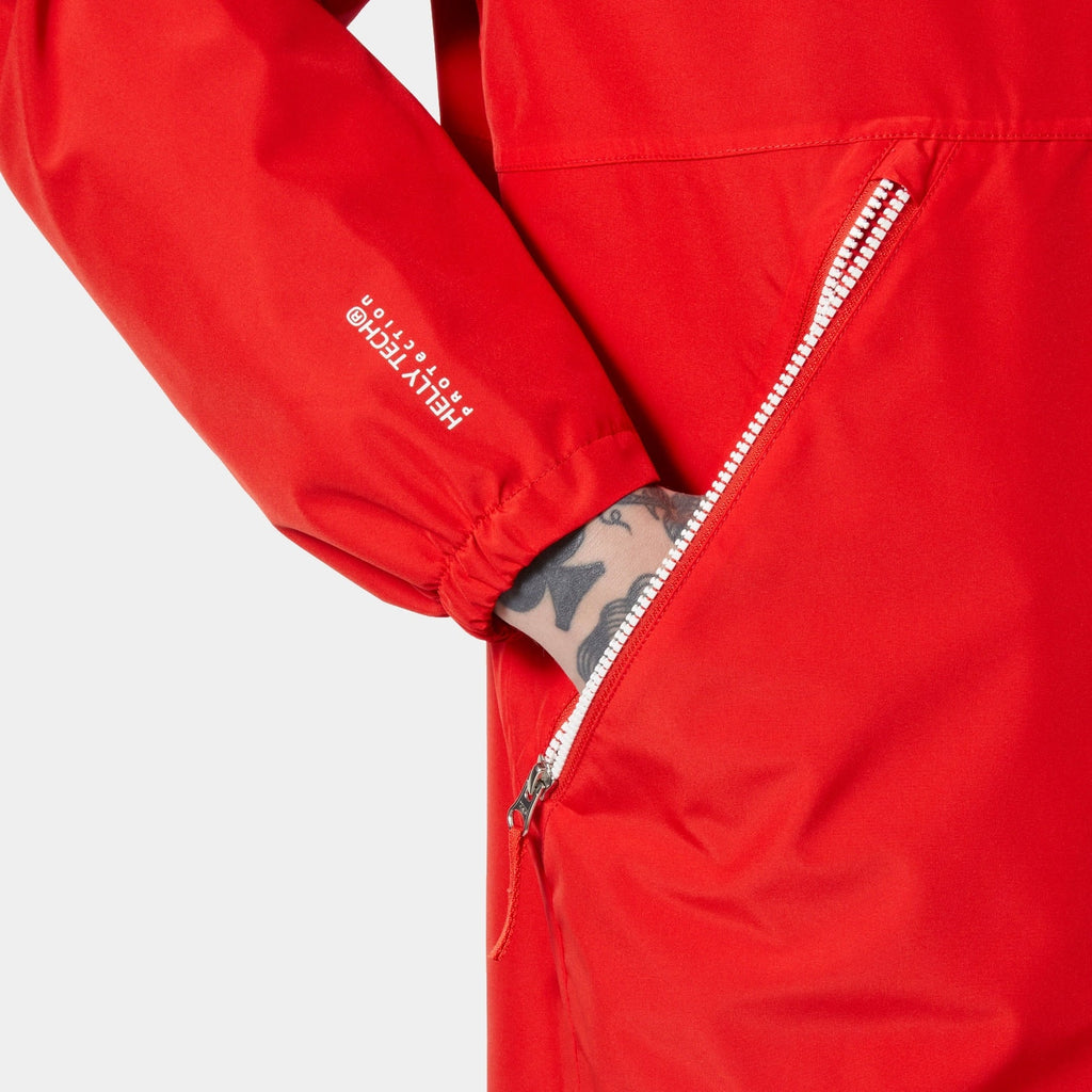 SANDOY RAIN JACKET, ALERT RED, XXL