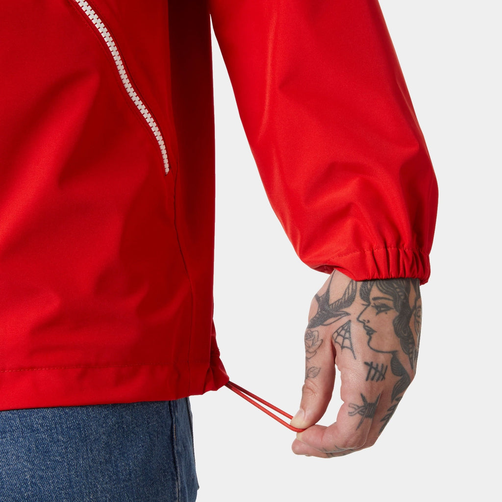 SANDOY RAIN JACKET, ALERT RED, XXL