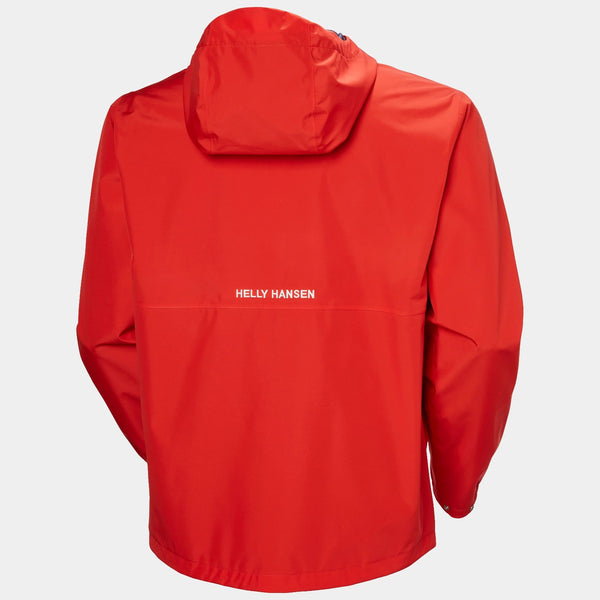 SANDOY RAIN JACKET, ALERT RED, XXL