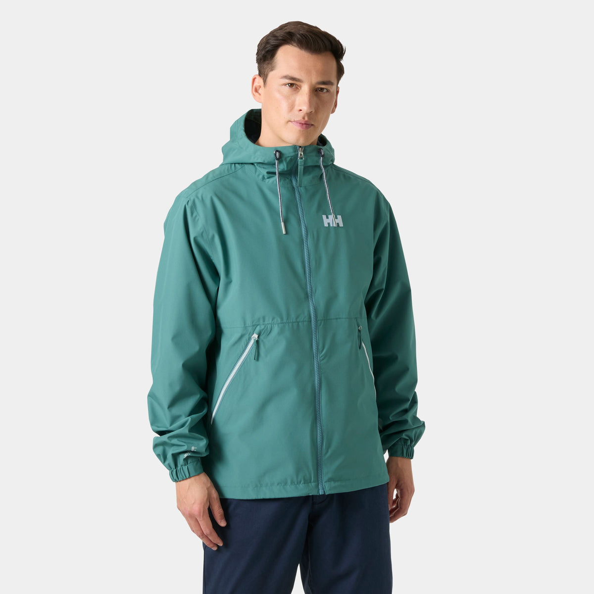 SANDOY RAIN JACKET, OPAL GREEN, L