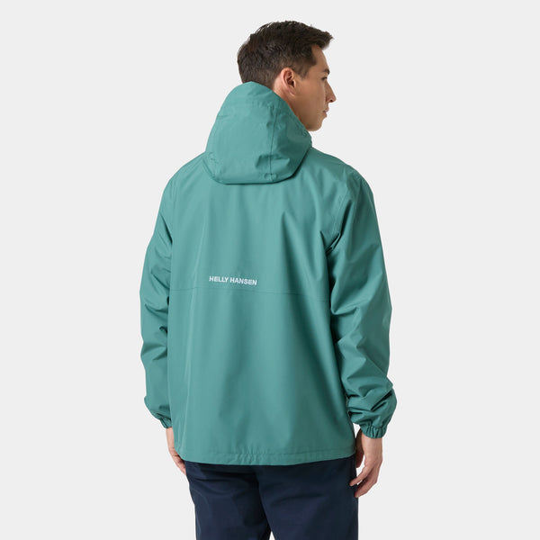 SANDOY RAIN JACKET, OPAL GREEN, L