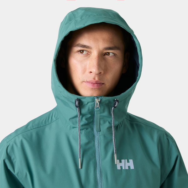 SANDOY RAIN JACKET, OPAL GREEN, L