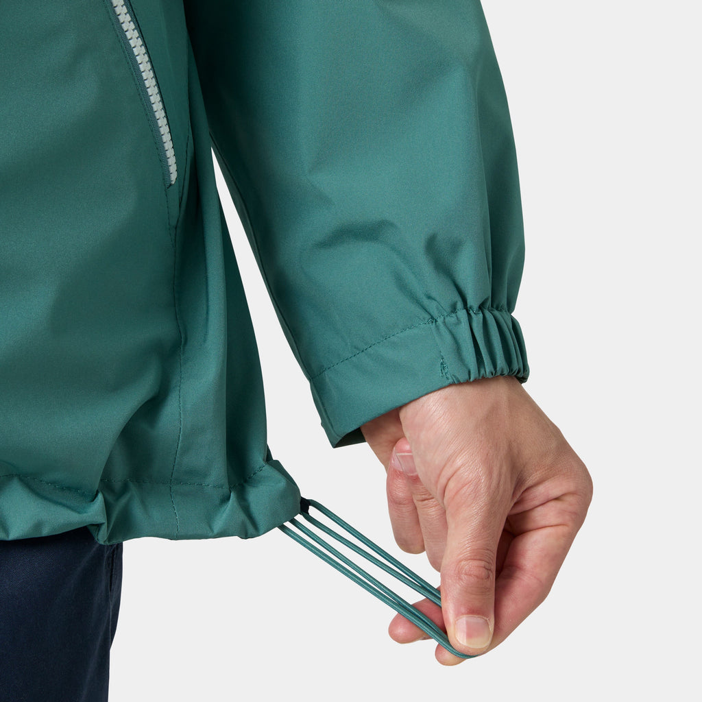 SANDOY RAIN JACKET, OPAL GREEN, L