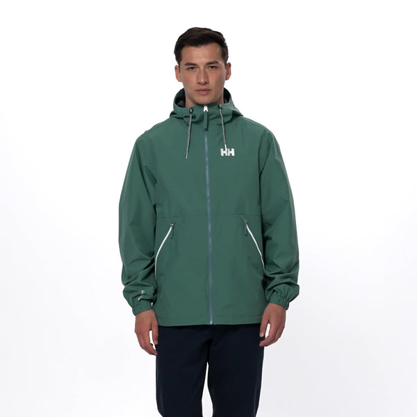 SANDOY RAIN JACKET, OPAL GREEN, M