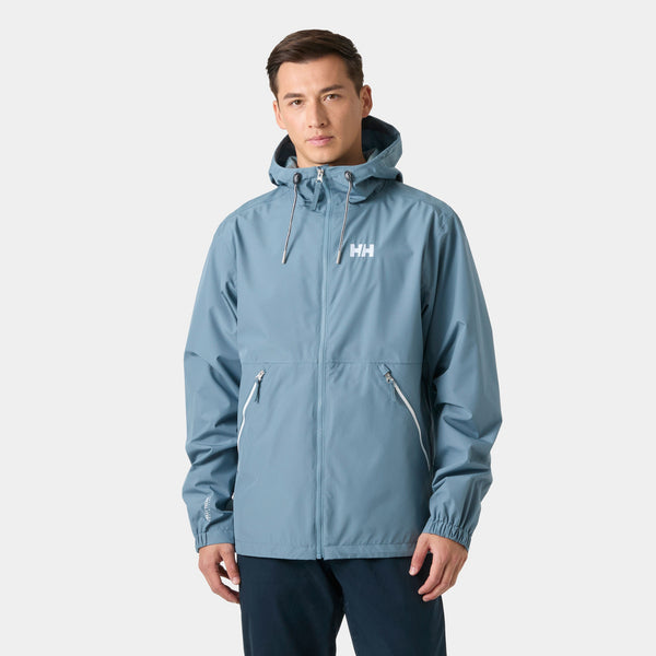 SANDOY RAIN JACKET, WASHED NAVY, XXL