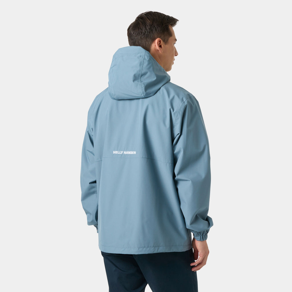 SANDOY RAIN JACKET, WASHED NAVY, XXL