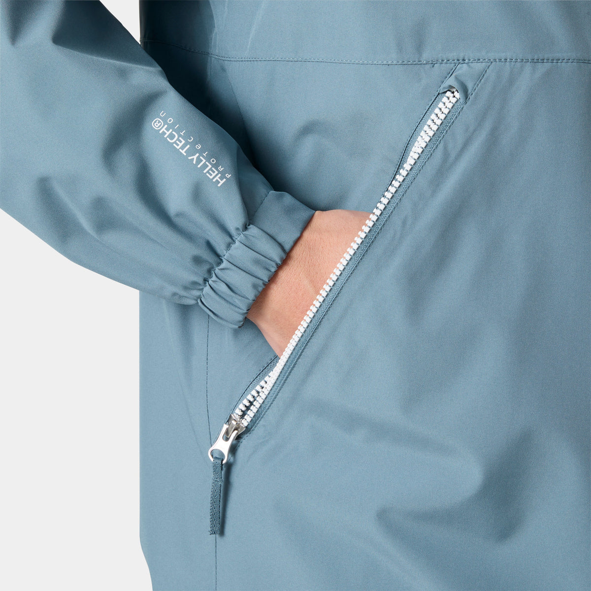 SANDOY RAIN JACKET, WASHED NAVY, XXL