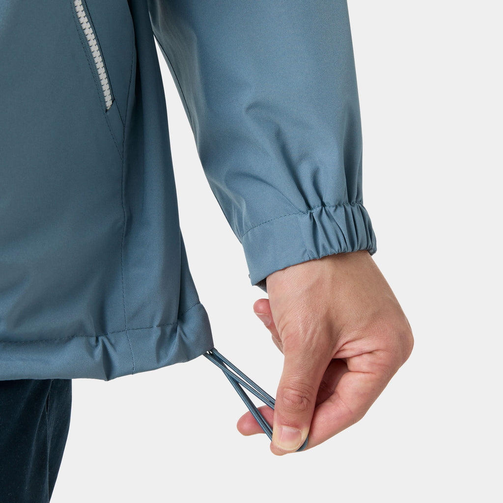 SANDOY RAIN JACKET, WASHED NAVY, XXL