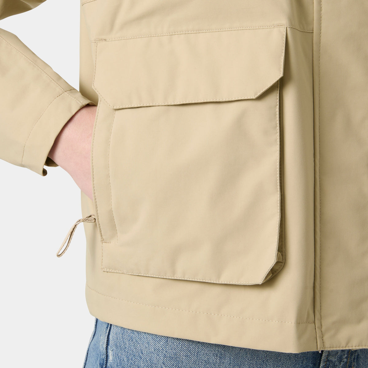 W ESCAPE UTILITY JACKET, HH KHAKI, L