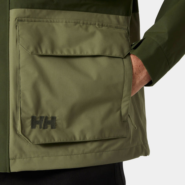 ESCAPE UTILITY RAIN JACKET, UTILITY GRE, XXL