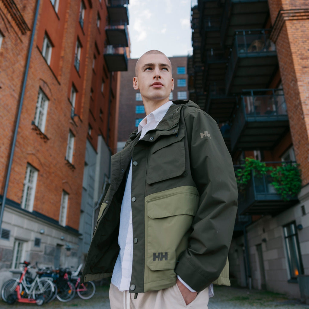 ESCAPE UTILITY RAIN JACKET, UTILITY GRE, XXL